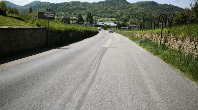 D 177 à Macornay : des travaux calamiteux